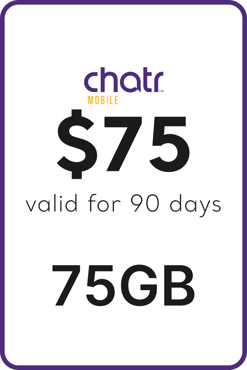75 GB eSIM - 90 Days